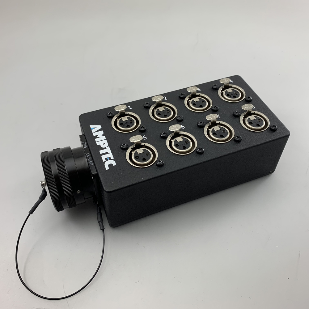 CONNX Stagebox 8ch, BIMBOX, LK25 M + dust cap, 8x XLR F (Amptec logo ...